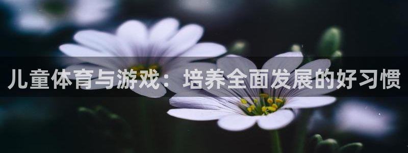 米兰体育官方正版app开户：儿童体育与游戏：培养全面发展的好
